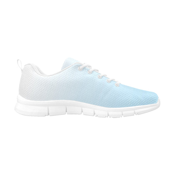 Ombre Light Blue Women's Breathable Sneakers