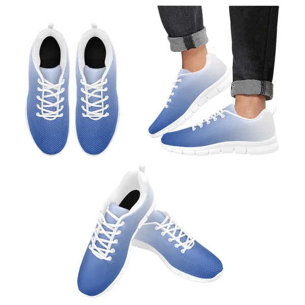 Ombre Blue Women's Breathable Sneakers