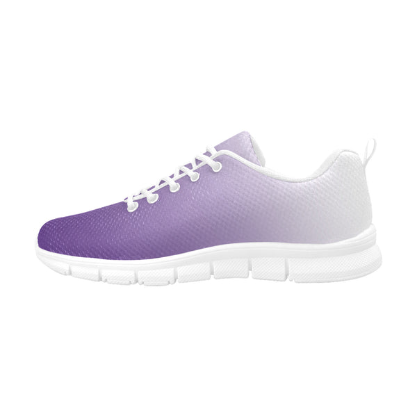 Ombre Purple Women's Breathable Sneakers