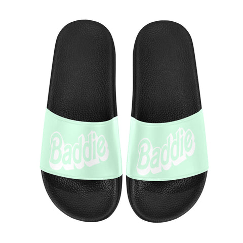 Baddie Mint Women's Slide Sandals