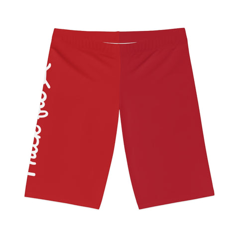 Thickfila Biker Shorts - Red