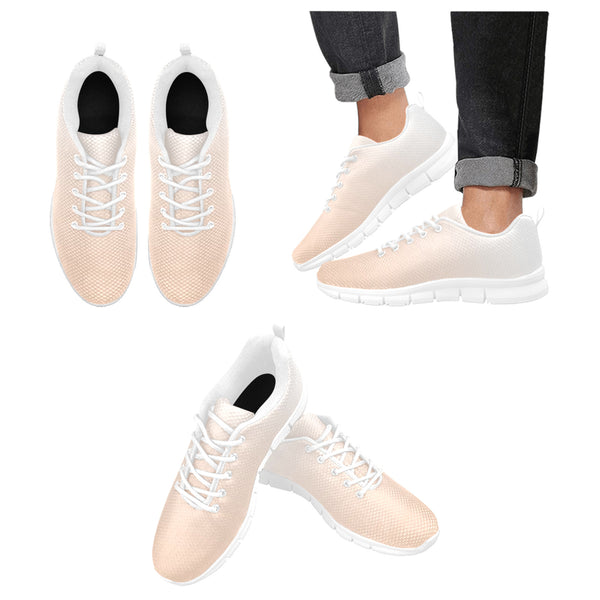 Ombre Peach Women's Breathable Sneakers
