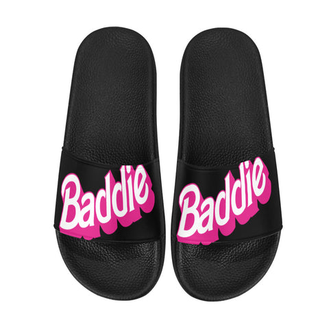 Baddie Black Women's Slide Sandals