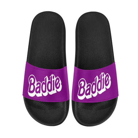 Baddie Purple Women's Slide Sandals
