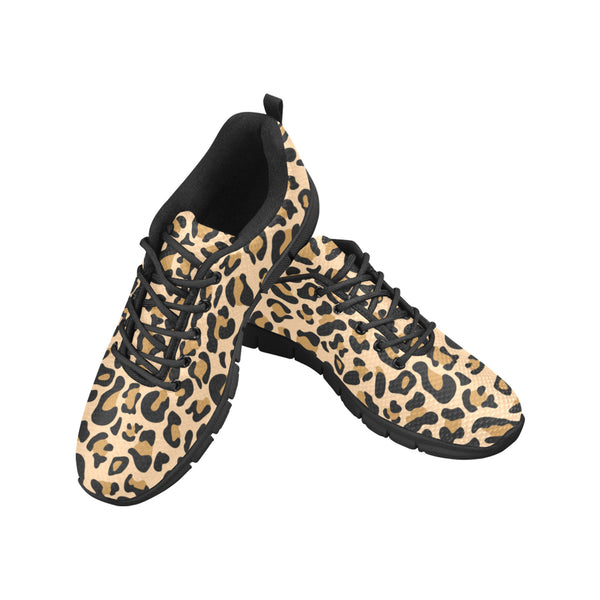 Sasha Leopard-Tan Women's Breathable Sneakers