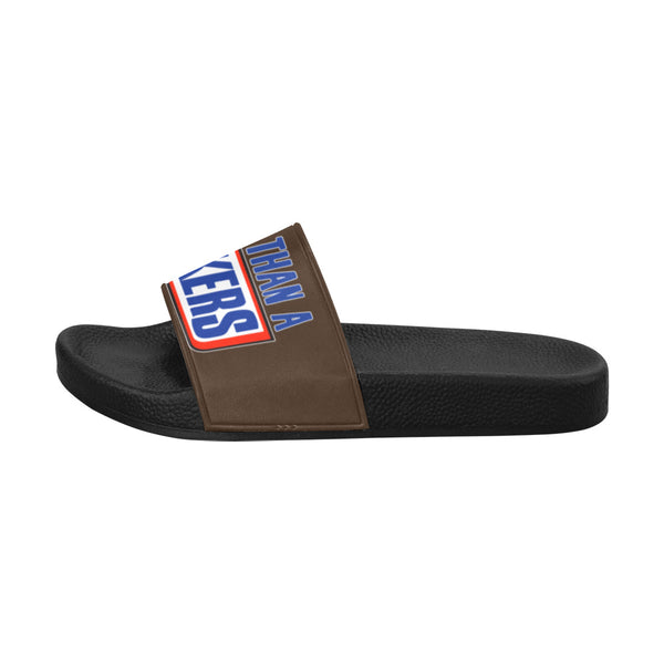 Thicker Than A Snickers Slides Sandals