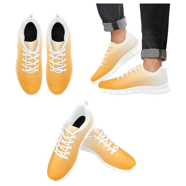 Ombre Orange Women's Breathable Sneakers