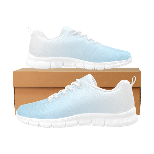 Ombre Light Blue Women's Breathable Sneakers