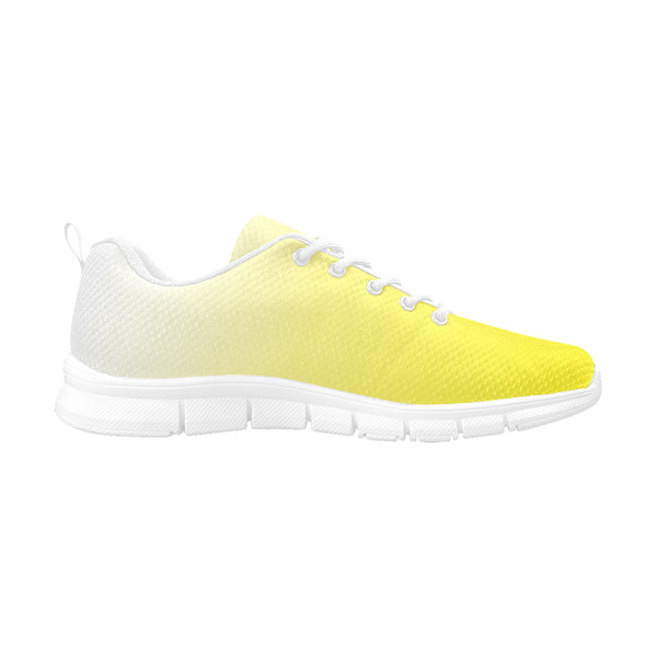 Ombre Yellow Women's Breathable Sneakers