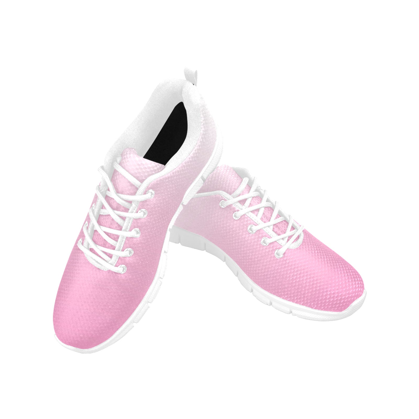Ombre Light Pink Women's Breathable Sneakers
