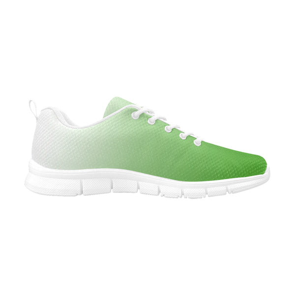 Ombre Green Women's Breathable Sneakers