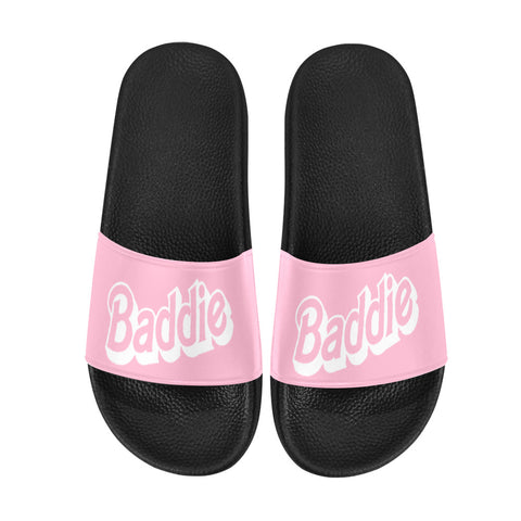 Baddie Pink Women's Slide Sandals