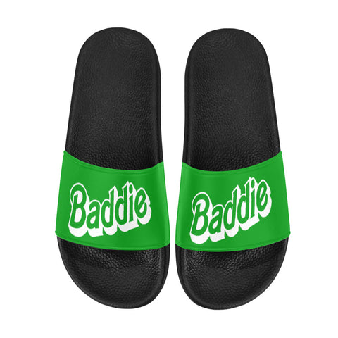 Baddie Green Women's Slide Sandals
