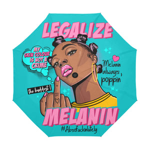 Legalize Melanin 90s Inspired Automatic Umbrella