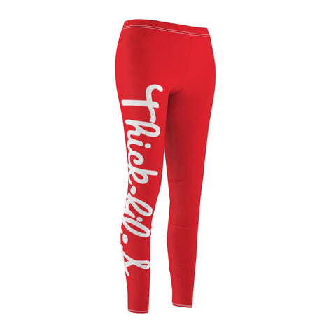Thick Fil A Red and White Leggings