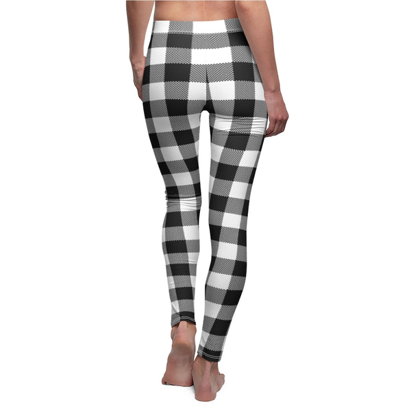 Black and White Checkered Leggings