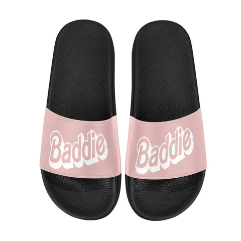 Baddie Dusty Pink Women's Slide Sandals
