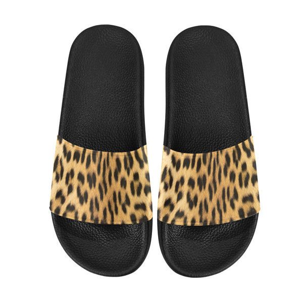 Leopard Print Women's Slide Sandals