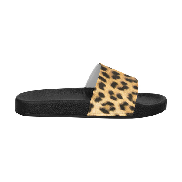 Leopard Print Women's Slide Sandals