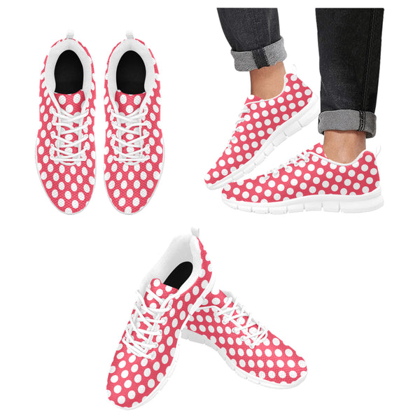 Polka Dot Women's Breathable Sneakers - Many Colors Available
