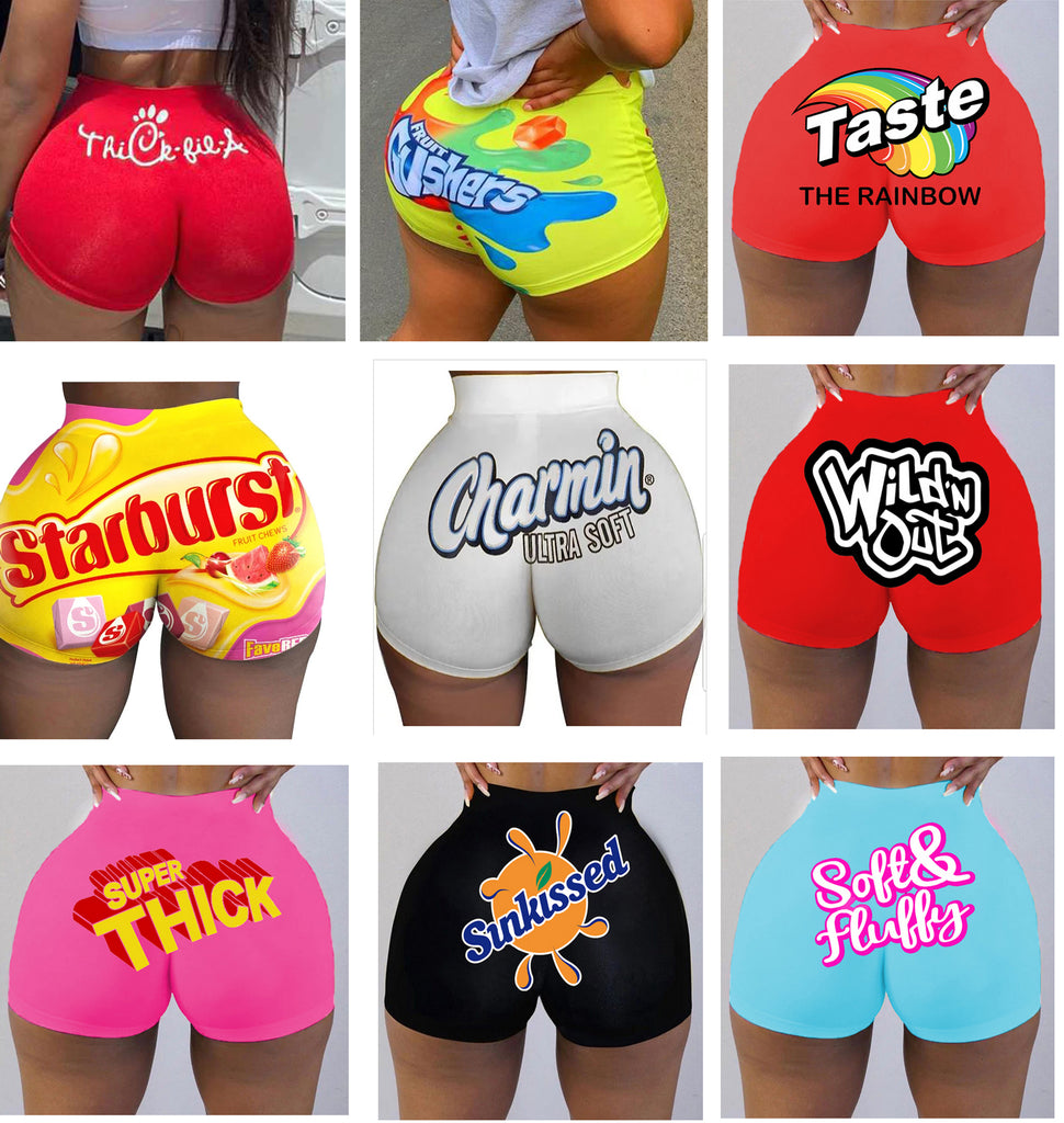 Sexy Booty Shorts, Sexy Summer Shorts Women, Candy Shorts, Thickfila,  Gushers, Charmin – Verified Baddie